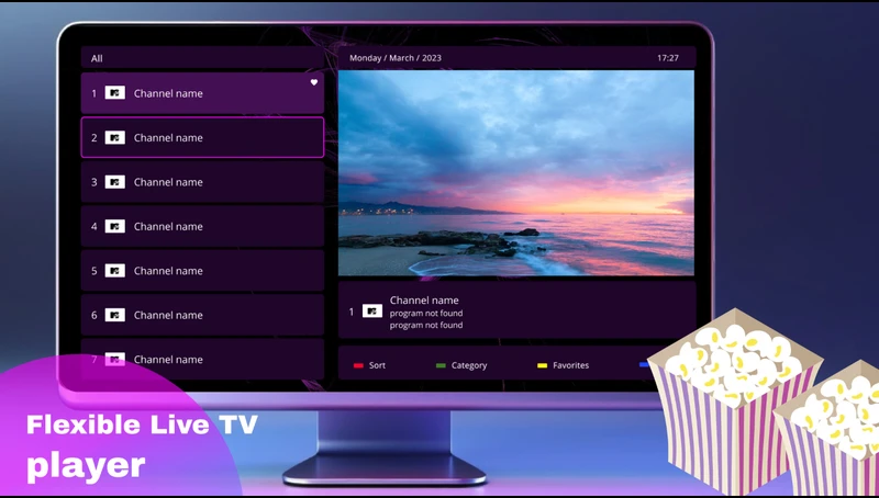 Captura de pantalla de un catalogo