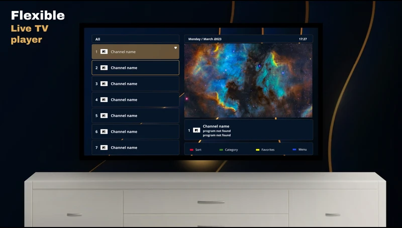 Captura de pantalla de la pantalla principal de una App