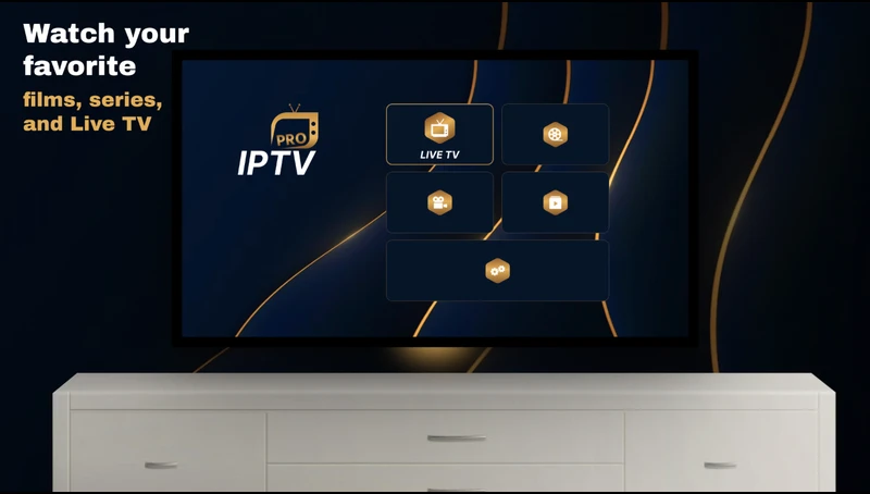 Captura de pantalla de una App con listas M3U y EPG