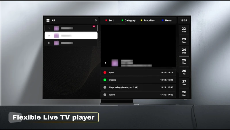 Captura de pantalla de la pantalla principal de una App